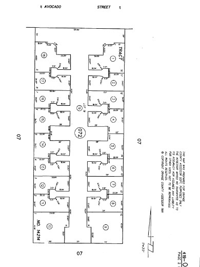 Mapa del condominio - 321 Avocado St