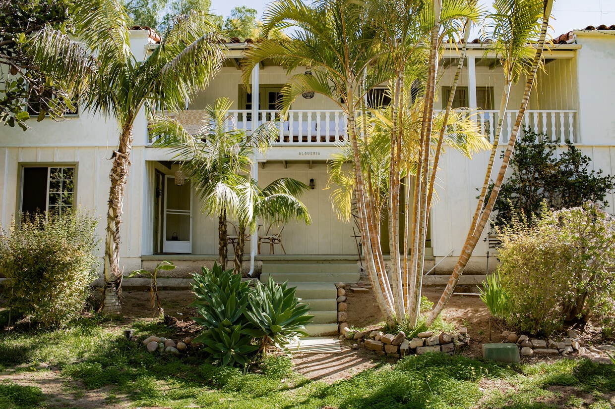 View of studio unit on the bottom floor to the left - 9457 El Tejado Rd