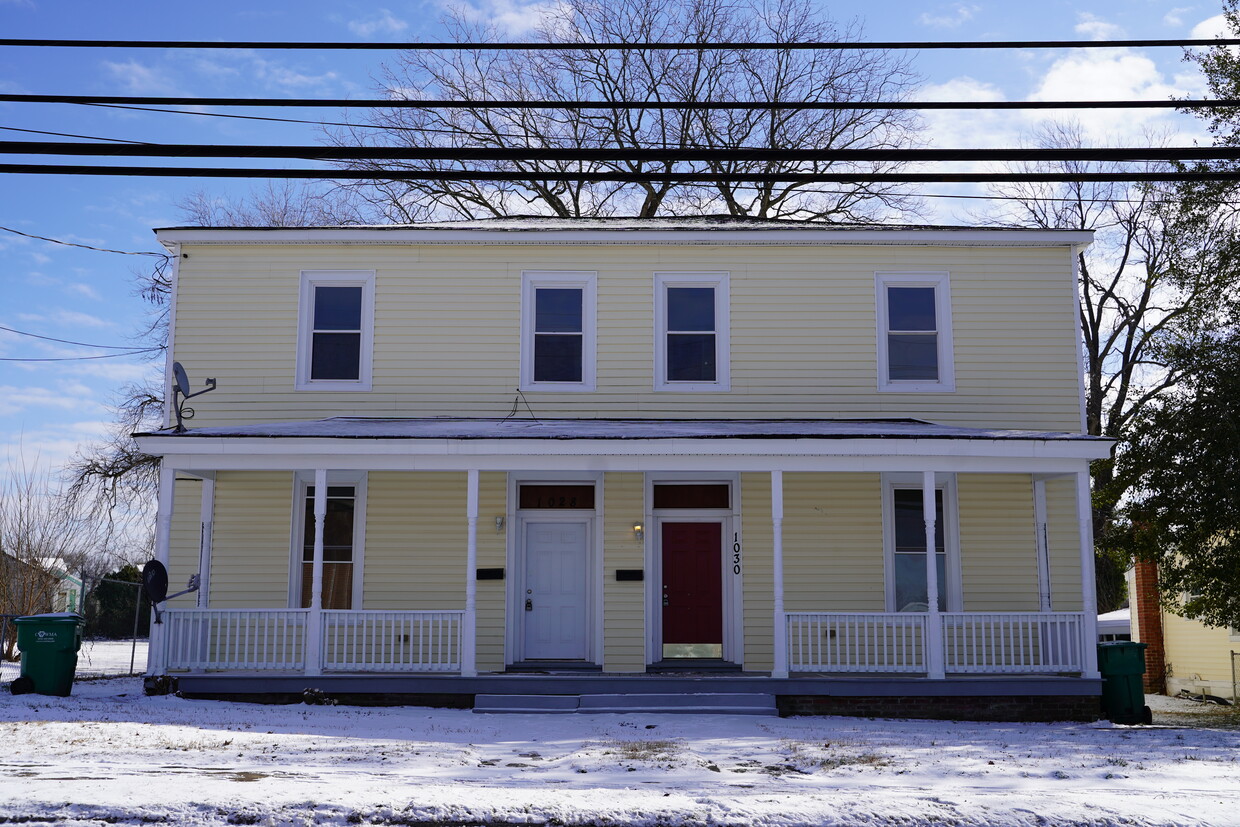 Front view, unit is Right side - 1030 Halifax St