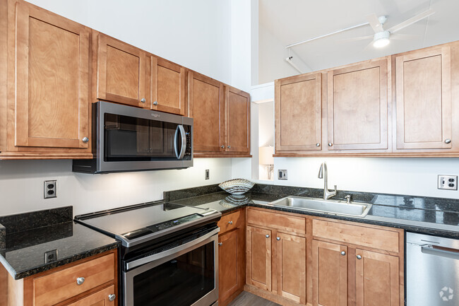 1BR, 1BA - Kitchen - The Lofts at Blue Back Square