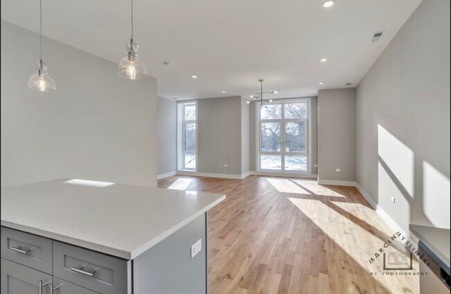 Living room and Kitchen area combined - 3759 S Lake Park Ave