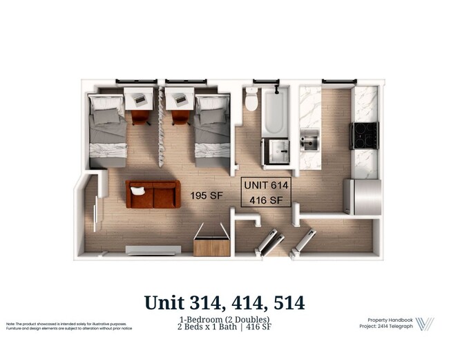 Floor Plan - 2414 Telegraph Ave