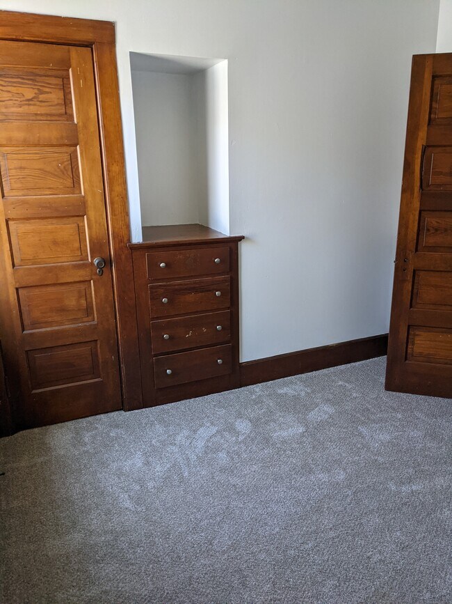 bedroom closet and built in dresser - 905 Swift Ave