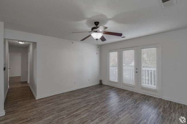 1st Floor Renovated - 2BR, 2BA - 1,080SF - Living Room - Riverfront