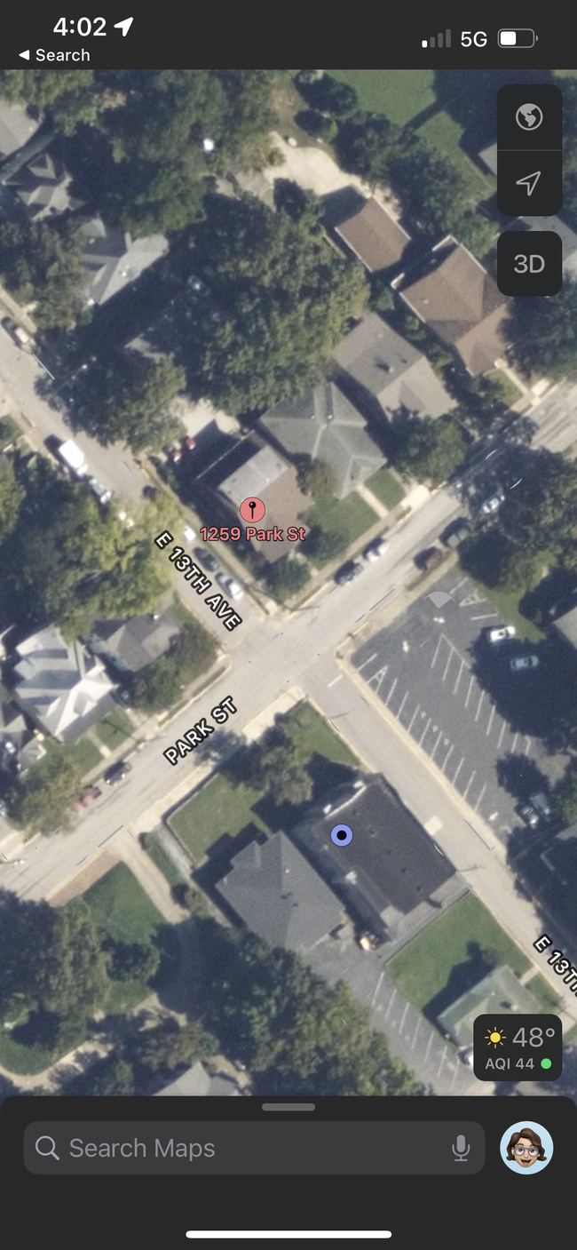 Location - 1259 Park St