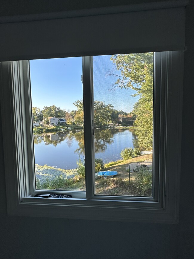 View of Crescent Lake out of the bedroom windows. - 16 Crescent Beach Dr