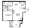 1 BR second floor