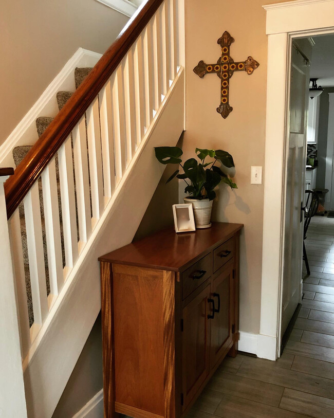 From front door - Kitchen ahead, front room to the right - 2565 Irving Pl