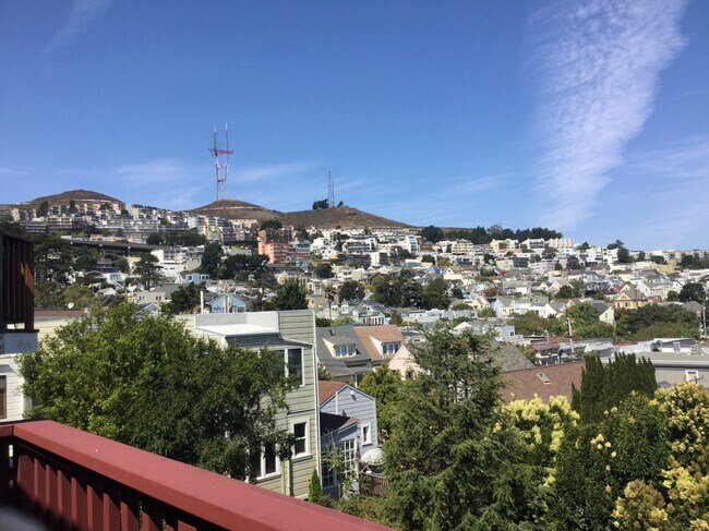 Northwest view from private top floor deck. - 4378 25th St