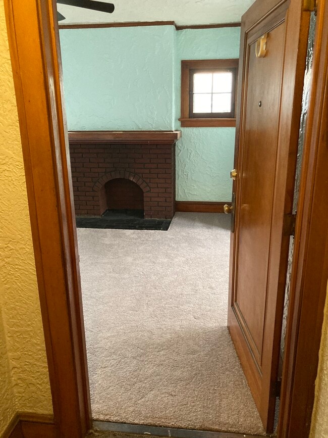 front door looking in - 3821 Wayne Ave