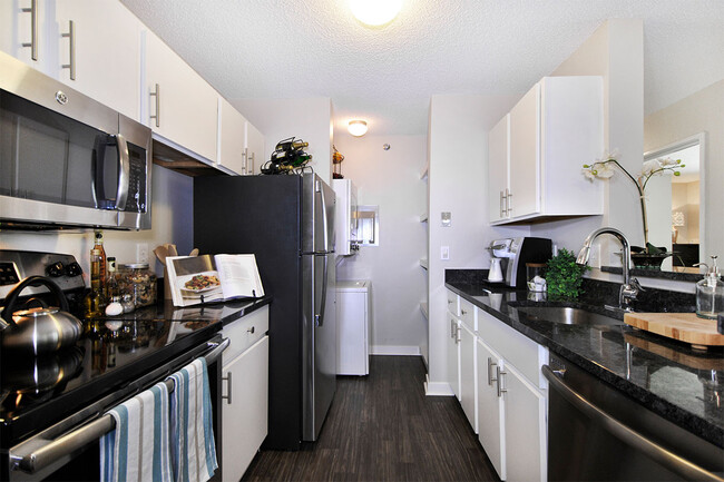 Model Kitchen with Stainless Steel - Cornerstone at Troy