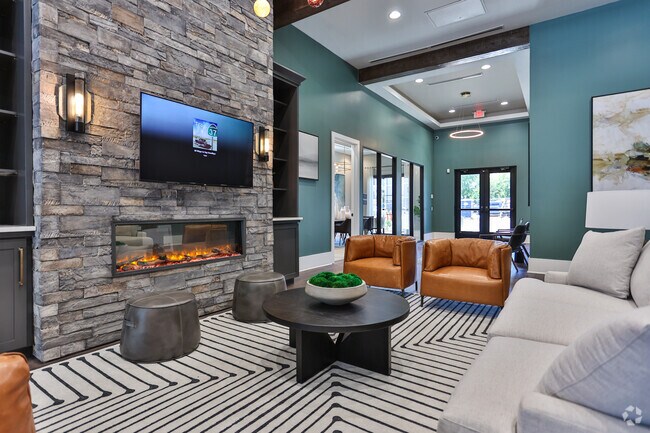 Salón de la casa club - Emerald Knoxville Apartments