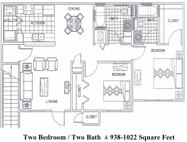 2BR/2BA - Huntington Falls Apartments