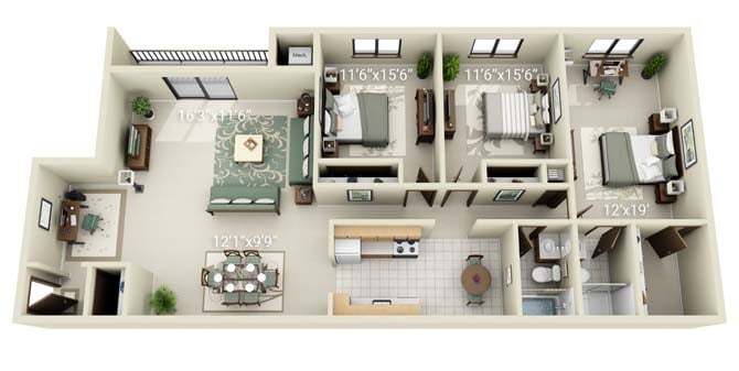 Liberty Hill Apartments – C1