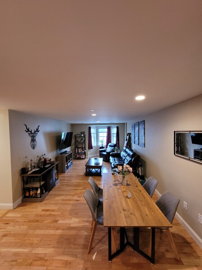 Open Living/Dining Space - 120 Wyllis Ave