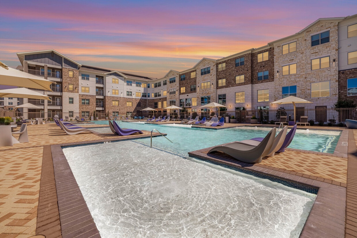 Resort-Style Salt-Water Pool with Sun Shelf - The Ownsby