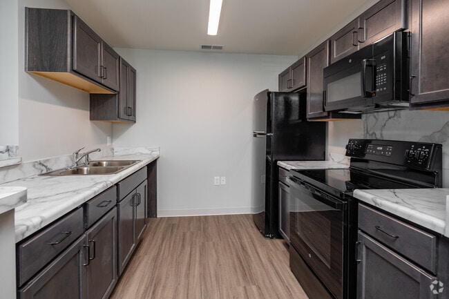 1BR, 1BA - 715SF - Kitchen - Emma's Rose Senior Apartments