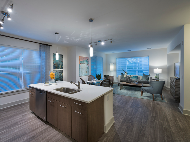 Apartment Kitchen and Dining - The Point at Merrimack River