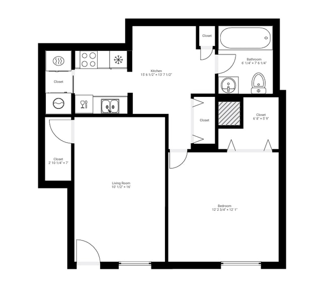 Floorplan - Crown Ridge Apartments