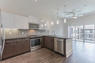 1BR,1BA - 738SF  A2.1 - Kitchen/Living Area - Modena