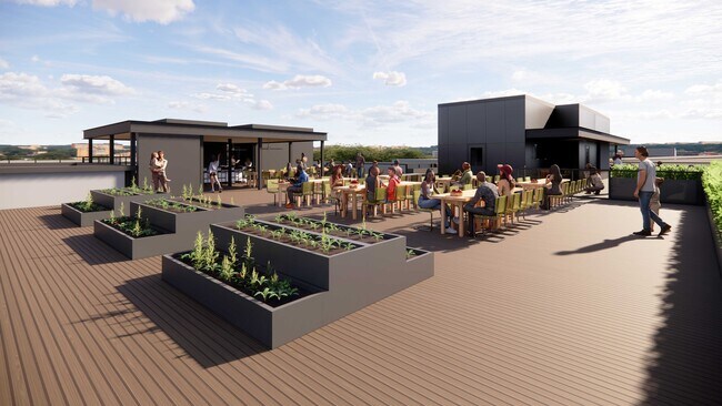 Rooftop View - Front Porch Apartments
