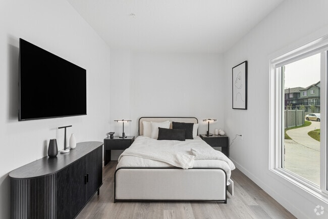 2 chambres, 2 salles de bain - 970 pi² - Chambre principale - Rosenthal Flats