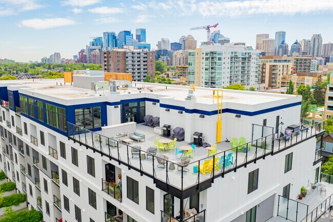 Salon sur le toit - The Victoria on 5th