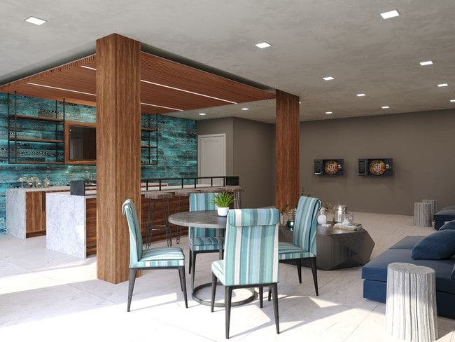 Clubhouse Lounge - The Mark at Fishers District