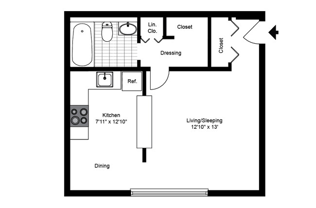 Floorplan - Colebrook Apartments