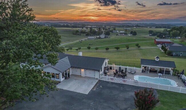 House & Pool ariel view - 170 Burhl Chase Rd