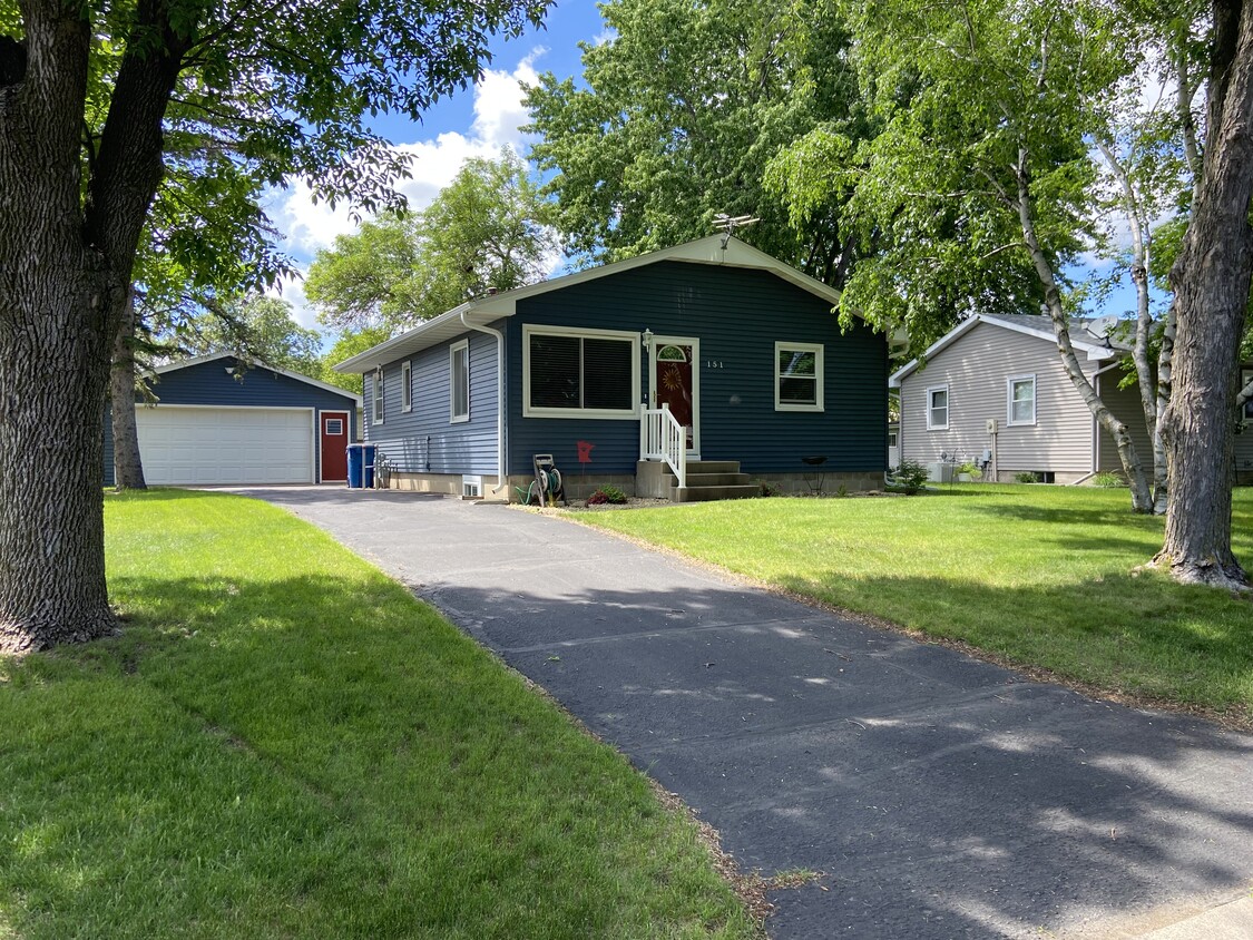 Front of house w/ two car garage - 151 5th Ave SE