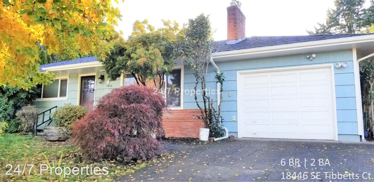 6 br, 2 bath House 18446 SE Tibbetts Ct. House Rental in Gresham