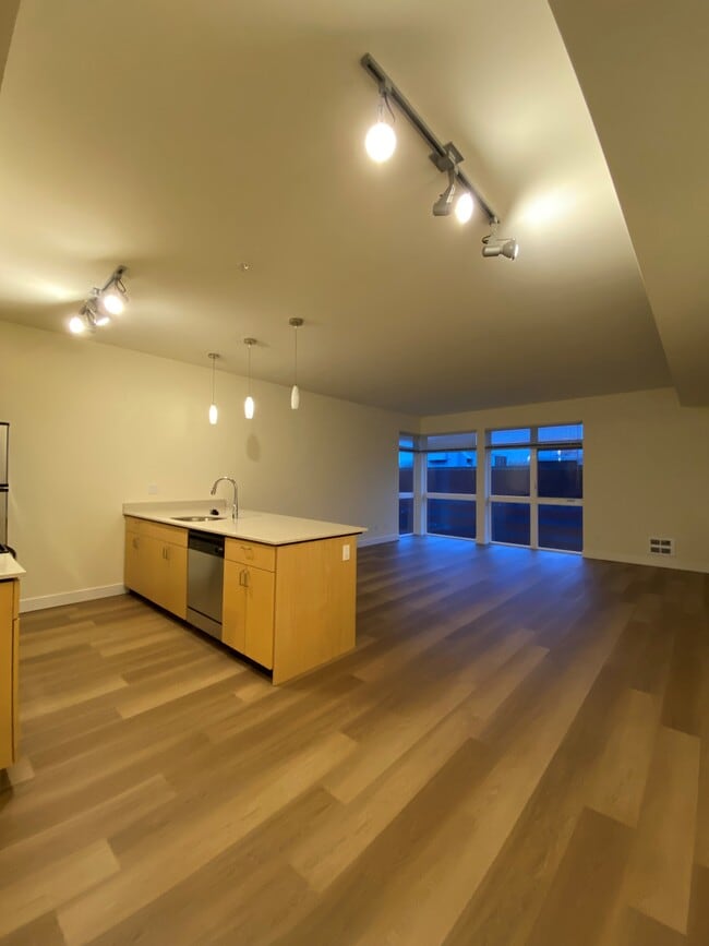 418 Kitchen to Living - Library Place Apartments
