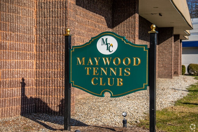 Practice your swing at Maywood Tennis Center.