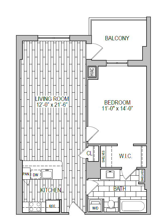 Tier 17 Floor Plan - Richmond Square