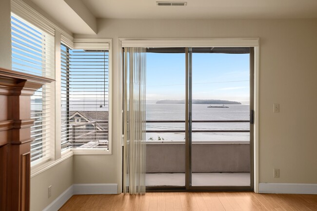 west view through deck - 4222 Beach Dr SW