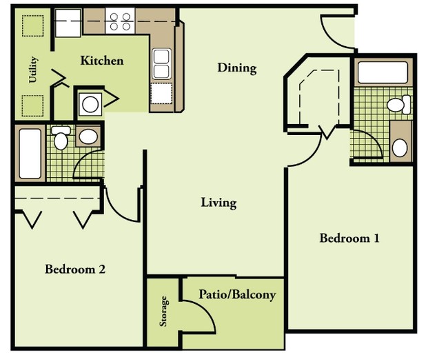 2HAB/2BA - Homestead Colony Apartments