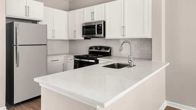 Kitchen with Stainless Steel Appliances - Summit Crossing