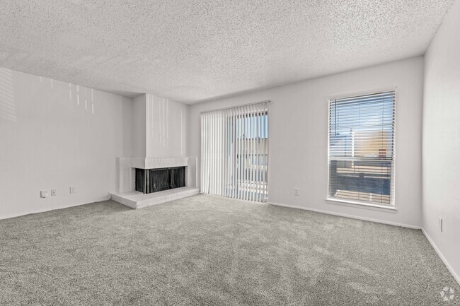 1BR, 1BA - 812SF A2 Living Room - Stone Canyon