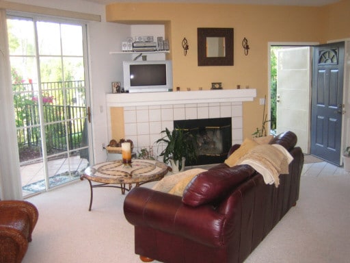 Working fireplace and room for 55-65" TV to mount - 12037 Tivoli Park Row