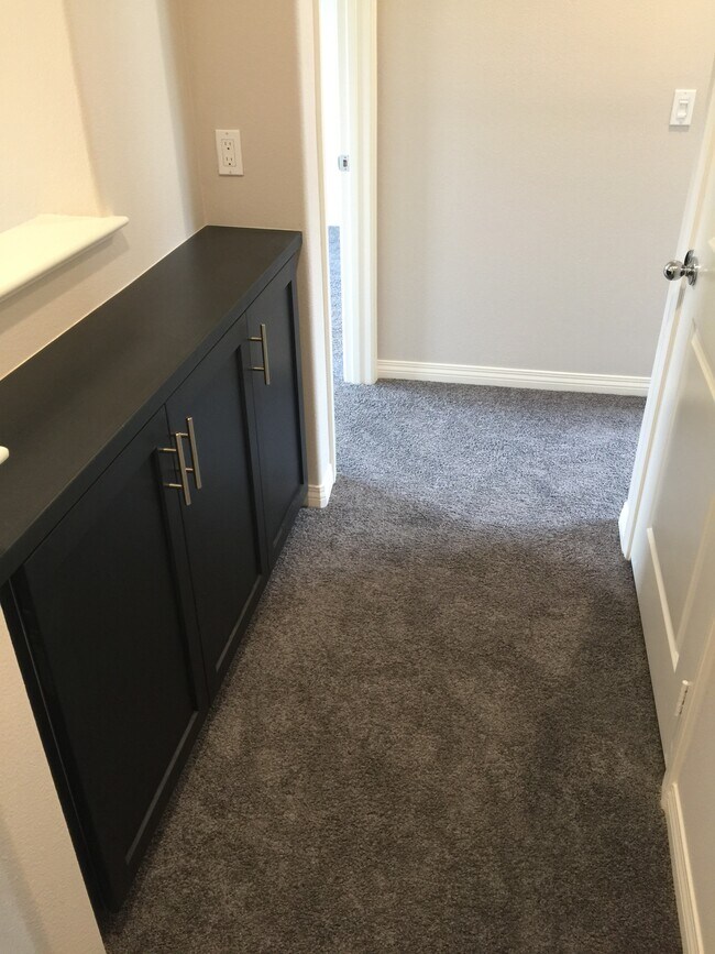 Carpeted up the stairs and on the third floor in the bedrooms - 503 Hummingbird Ln