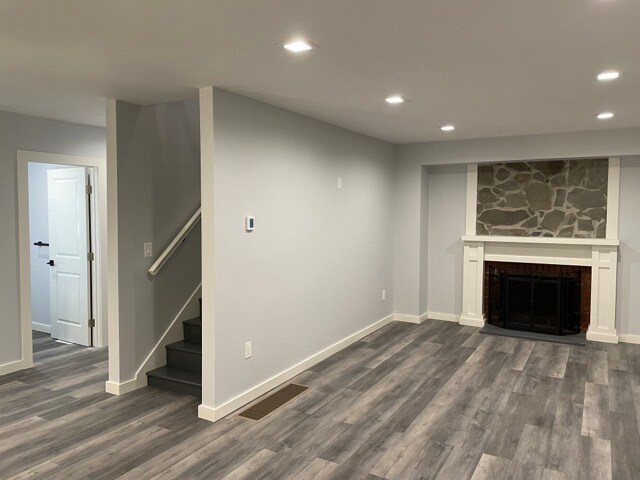 Stair/Fire place - 120 Stuyvesant Ave