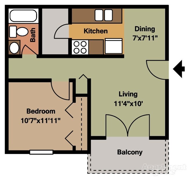 Foto del interior - Lida Lake Estates Apartments in Rochelle, IL