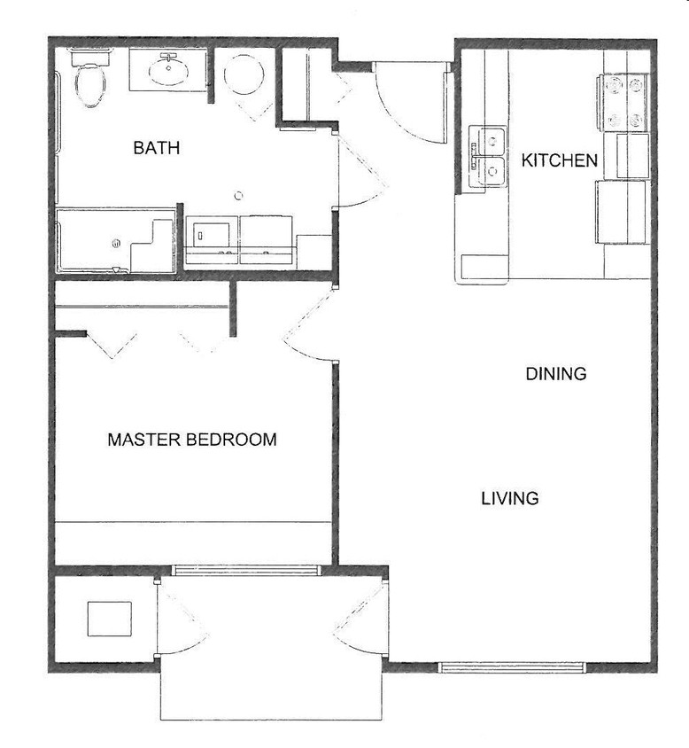 1BR/1BA - Covey Run 55+