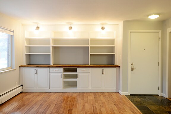 Living Room storage - 1895 Alpine Ave