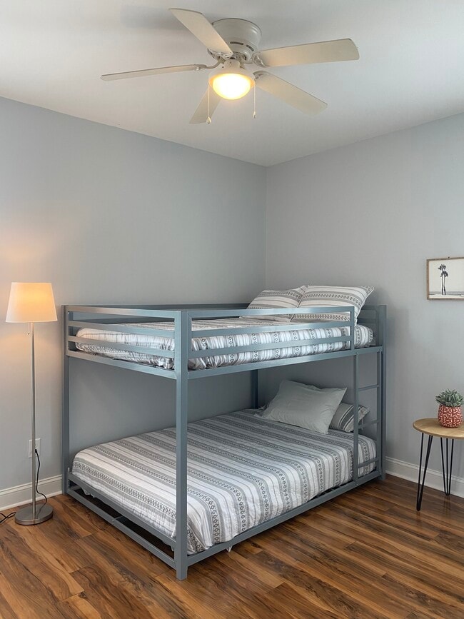 Full-over-full bunk bed in bedroom #2 - 123 Covil Ave