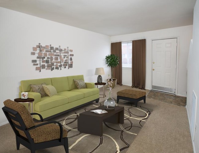 Caraway Model Living Room - The Landing at Oyster Point