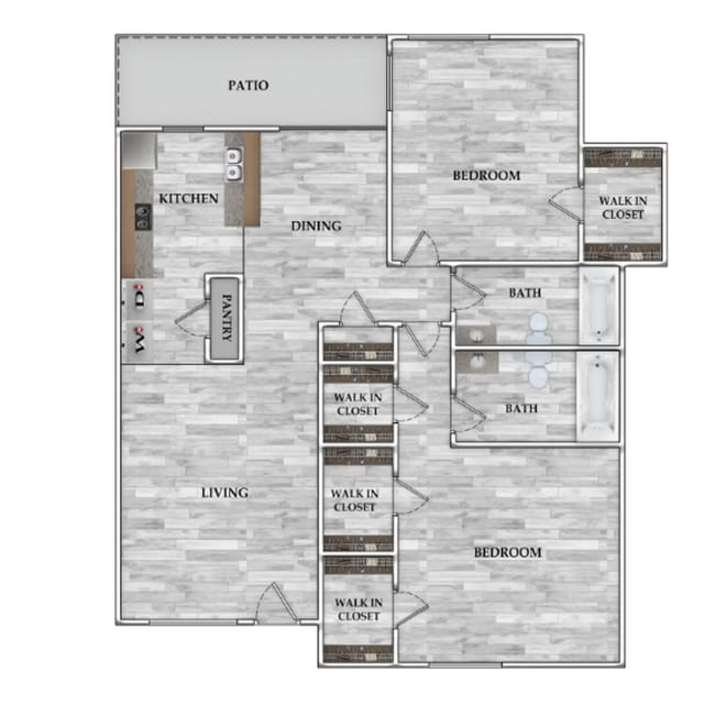 Interior Photo - The Monaco Villas Apartments
