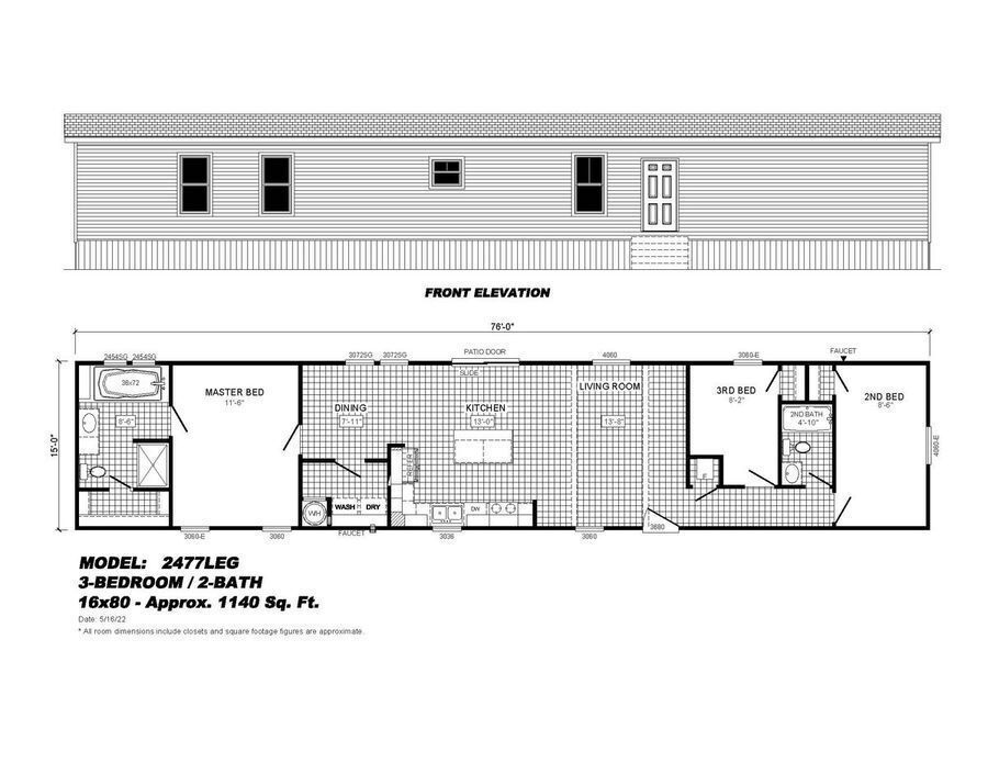 Foto principal - Brand New Clayton Manufactured Home For Rent!