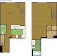 1 Bed Loft 847